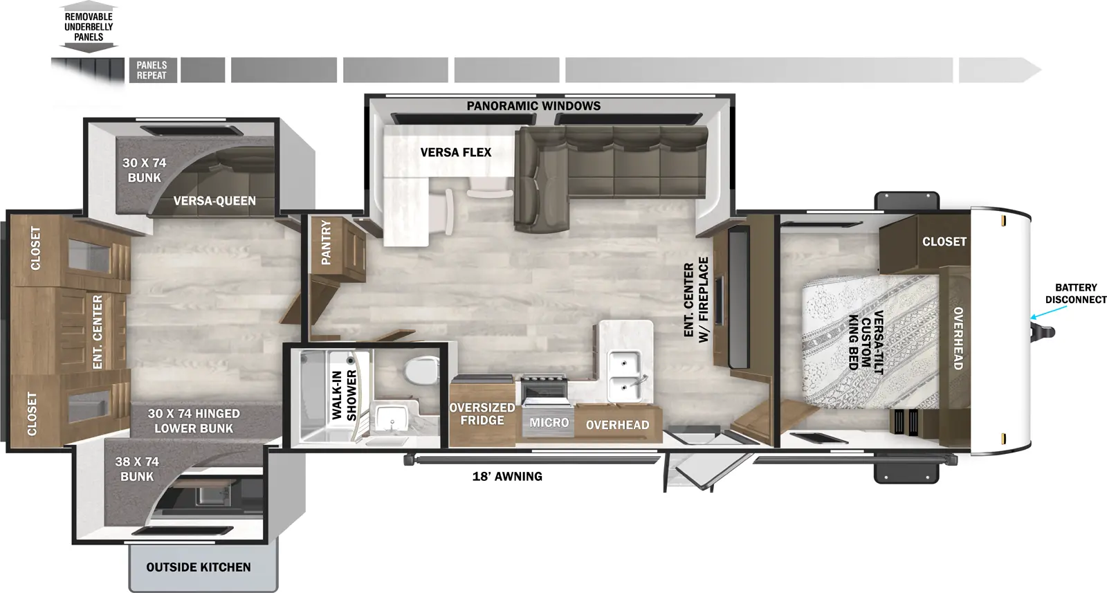 Salem 31KQBTS Floorplan